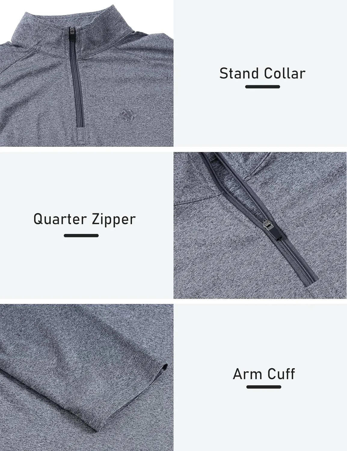 AIRIKE Long Sleeve Golf Polo Shirts for Women Stand Up Collar Thermal Fleece Womens Tank Top
