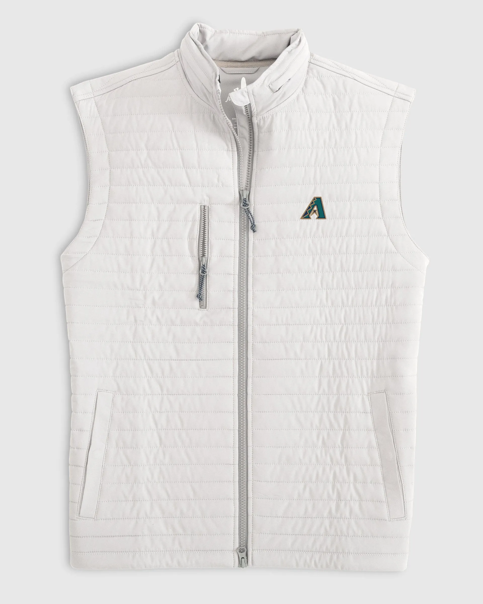 Arizona Diamondbacks Crosswind Quilted Performance Vest - Cooperstown Logo