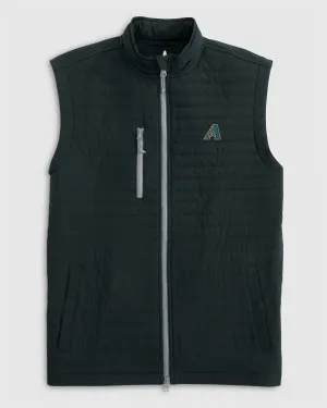 Arizona Diamondbacks Crosswind Quilted Performance Vest - Cooperstown Logo