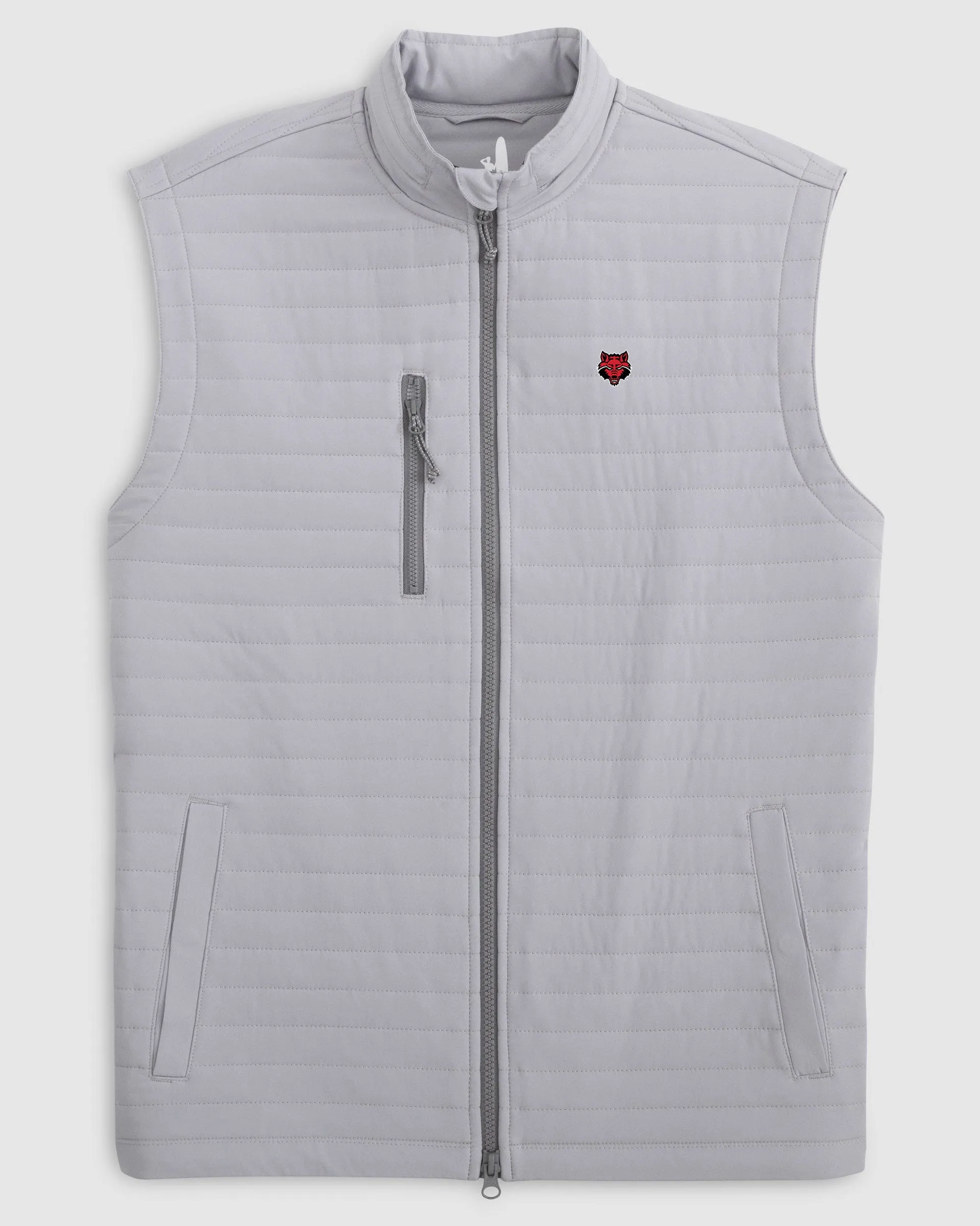 Arkansas State Crosswind Quilted Performance Vest