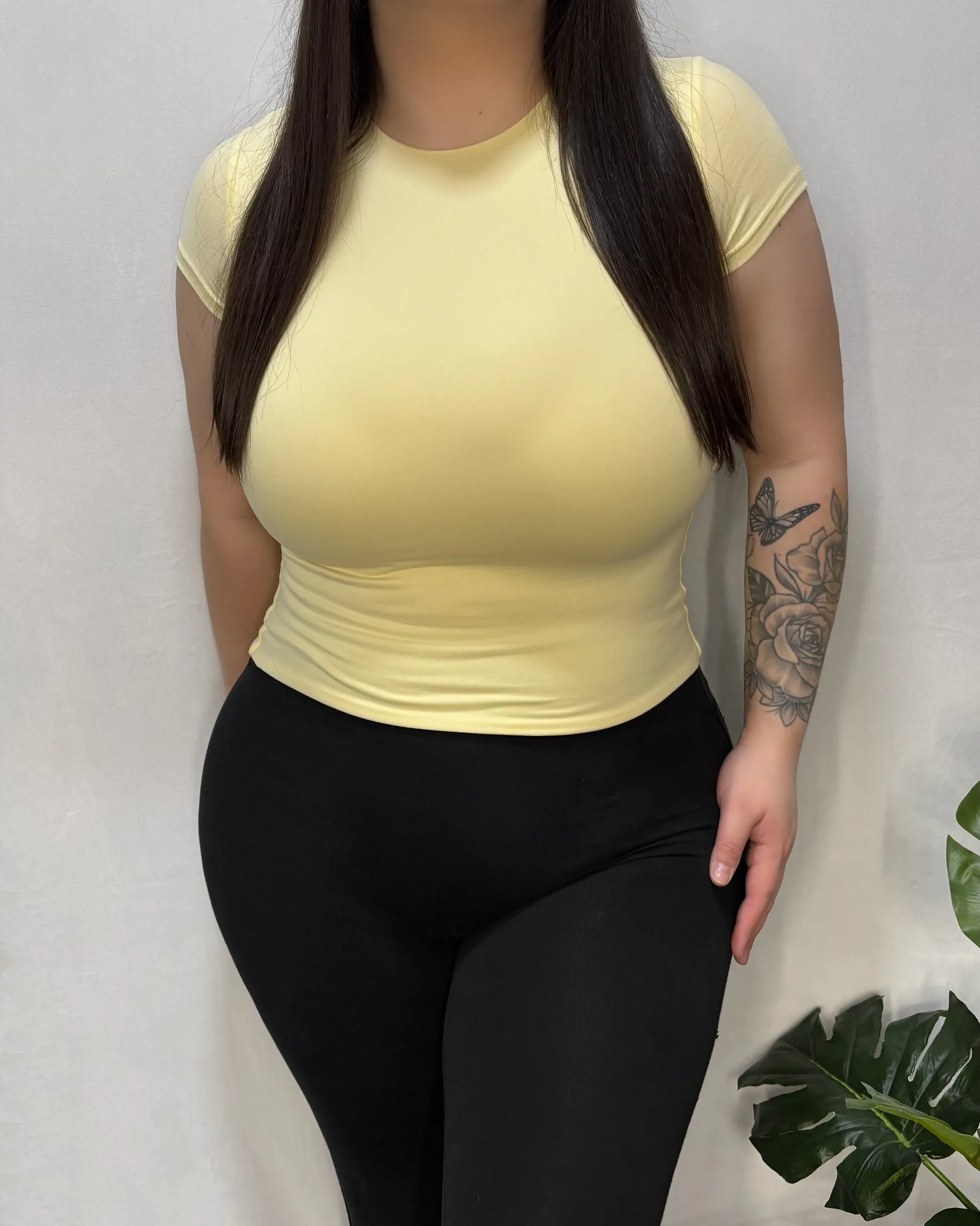 Athena Top (Light Yellow)
