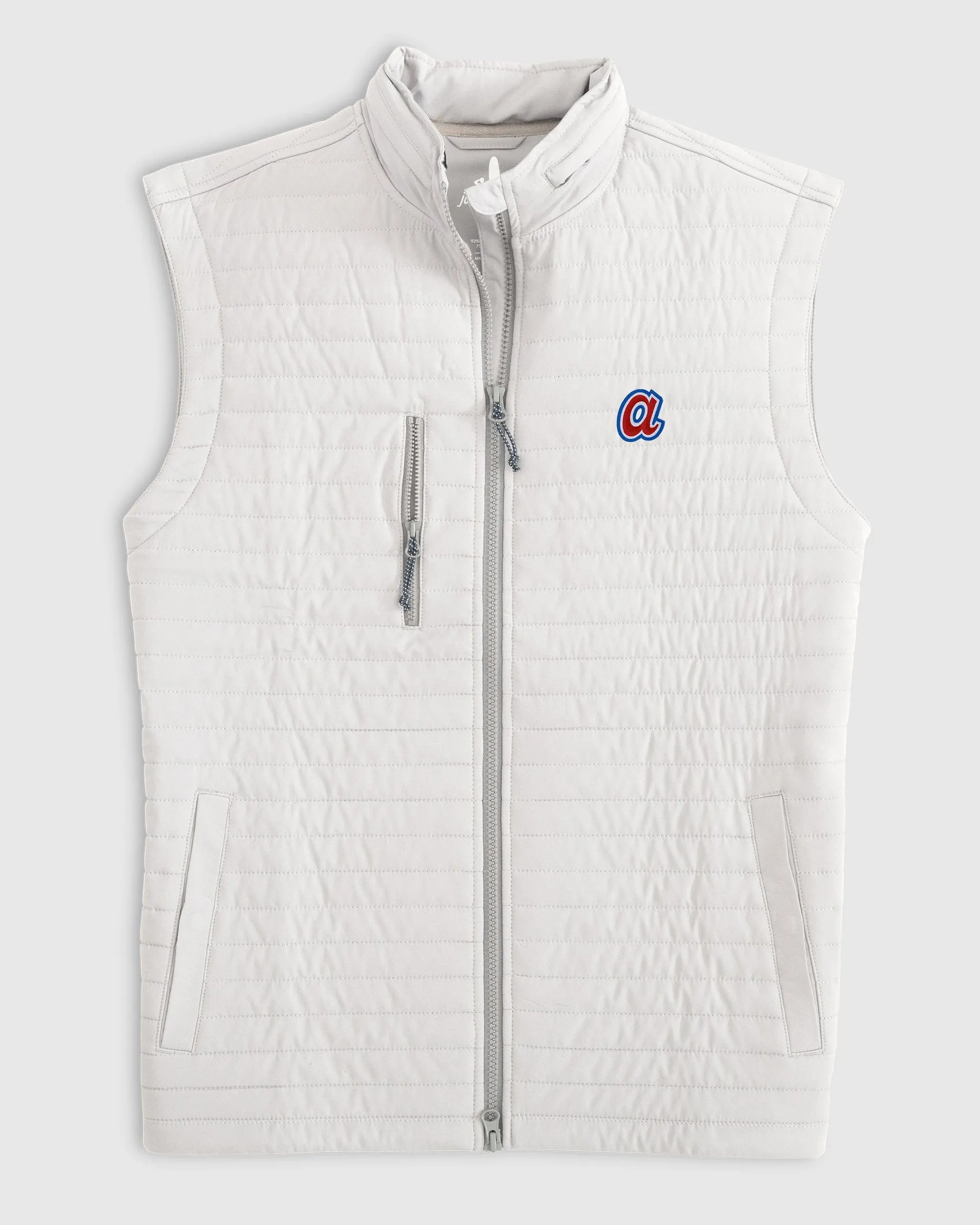 Atlanta Braves Crosswind Quilted Performance Vest - Cooperstown Logo