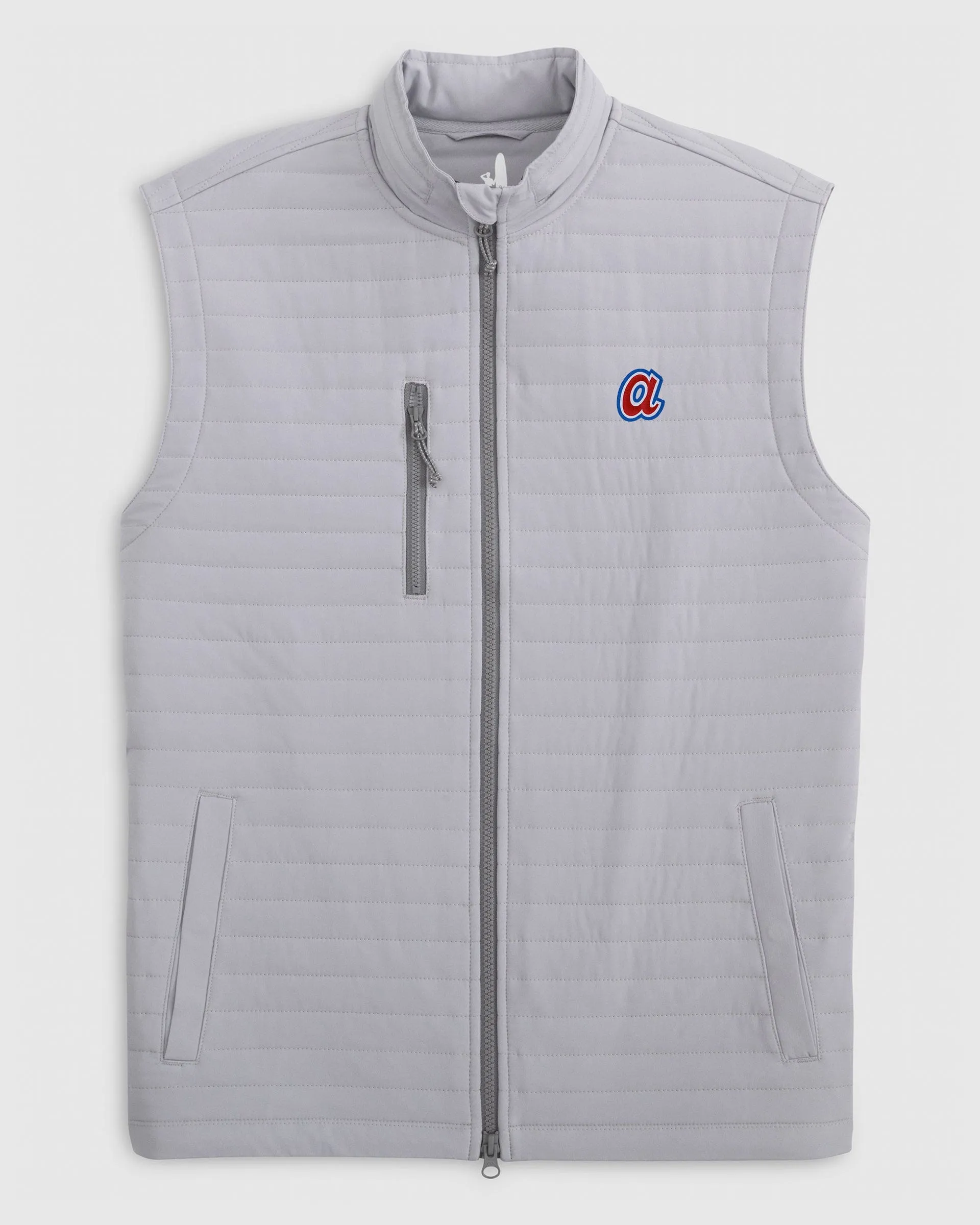 Atlanta Braves Crosswind Quilted Performance Vest - Cooperstown Logo