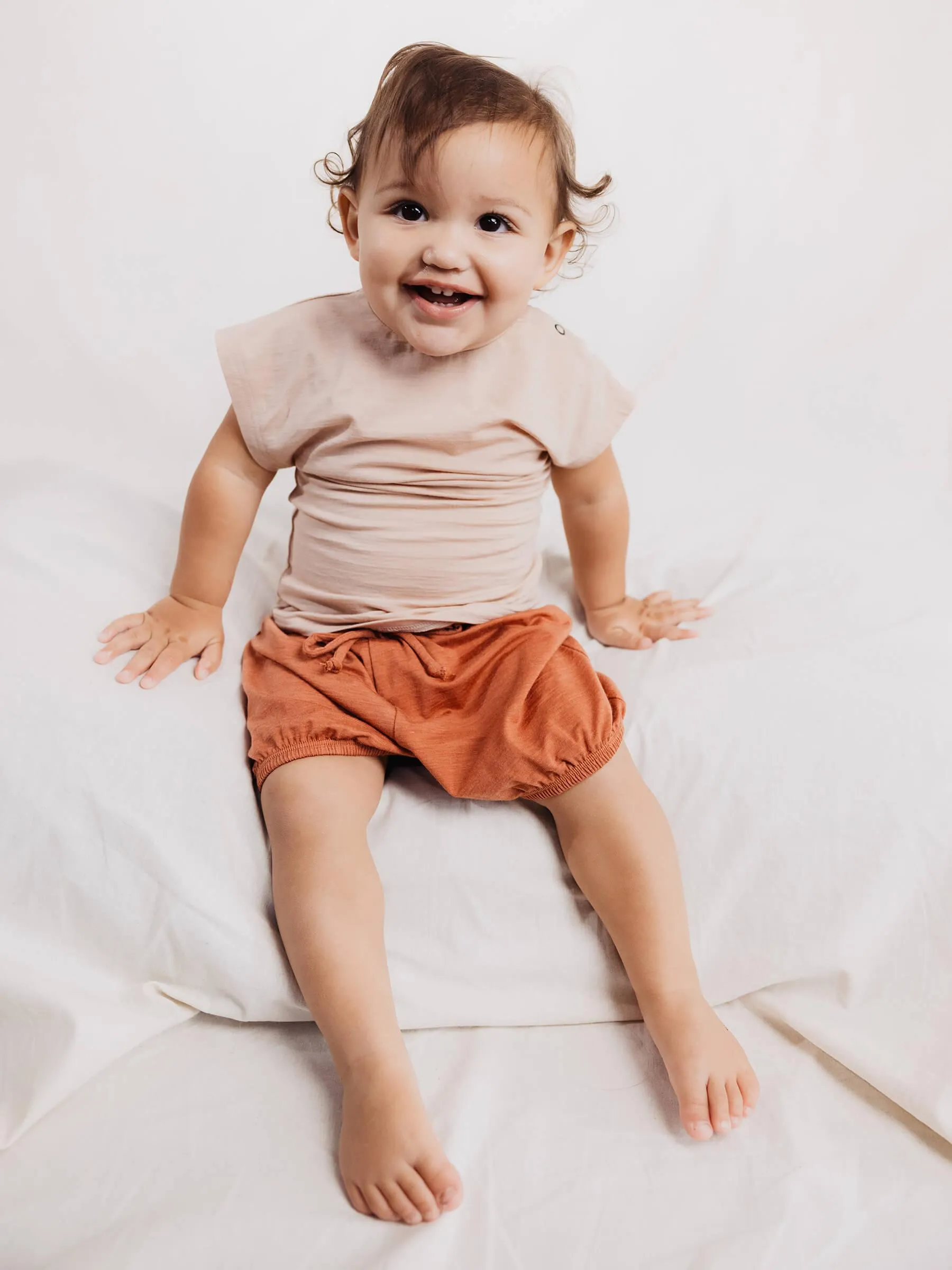 Baby Juniper Shorts Salmon
