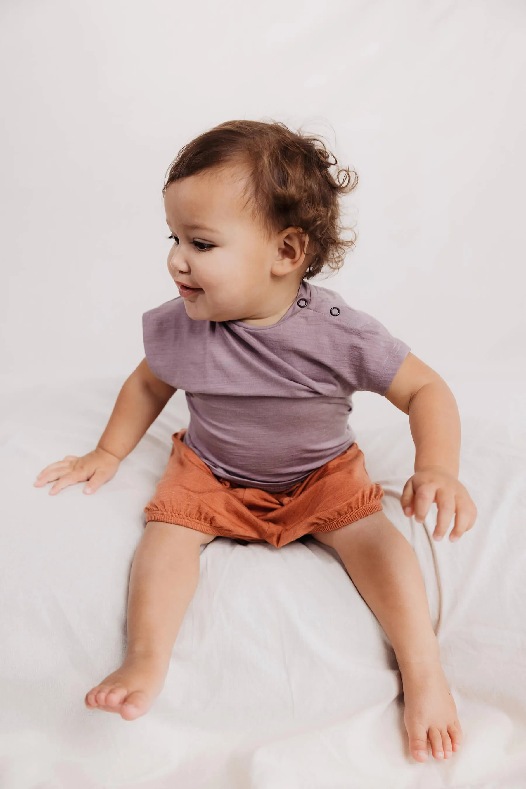 Baby Juniper Shorts Salmon