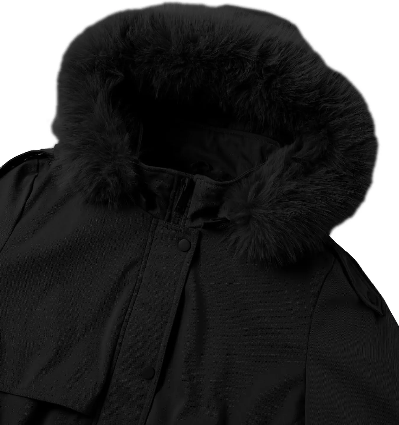 Bellivera Women's Plus Size Parka Jacket Long Winter Warm Hooded Zipper Coat D-3108plus Red 5X