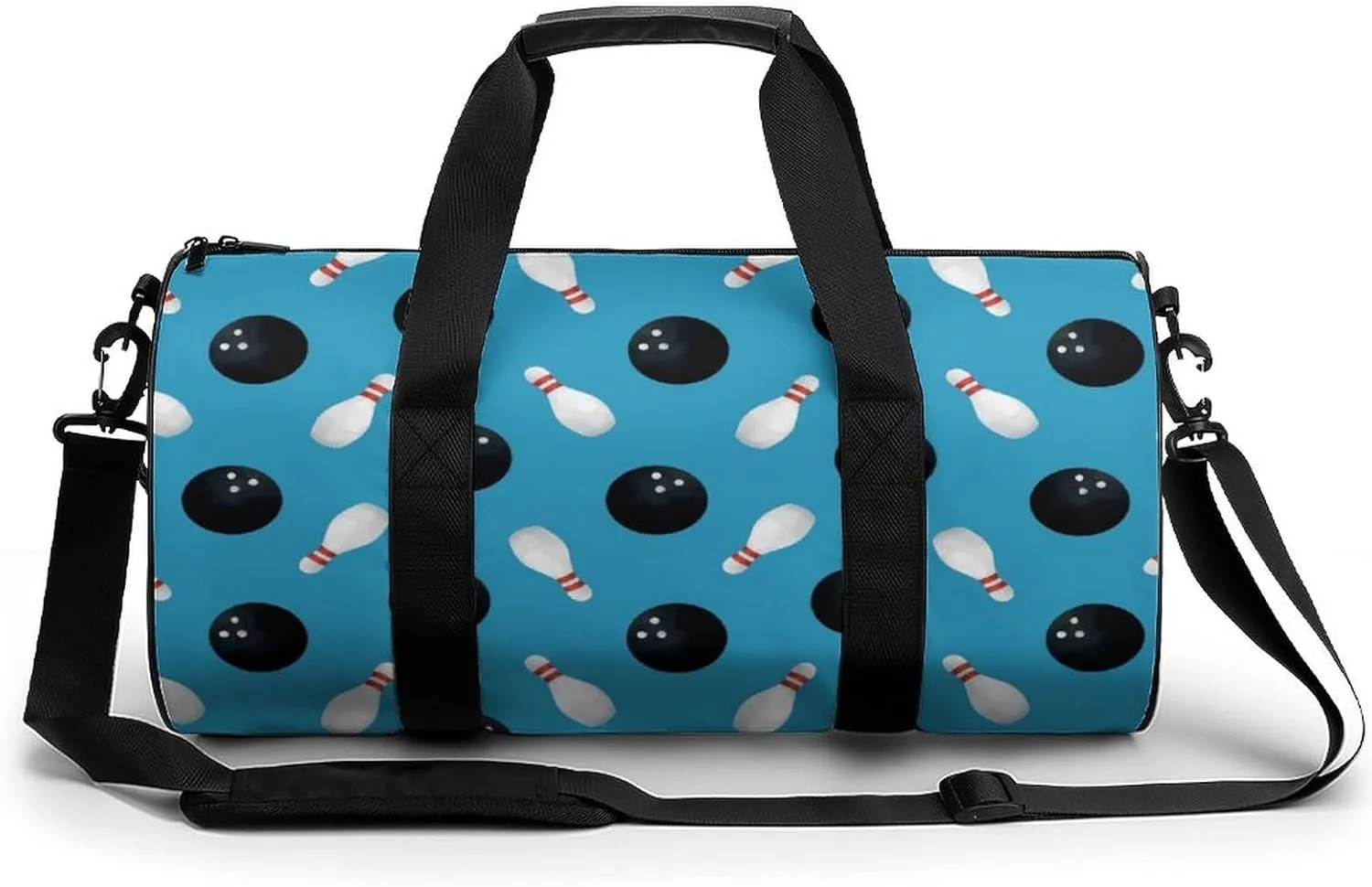 Bowling Balls Duffelbag Outdoor Tote Bag Lightweight Duffelbag Picnic Bags Easy Carry Satchels Durable Handbag Convertible Duffle 17.7in/9in/9in