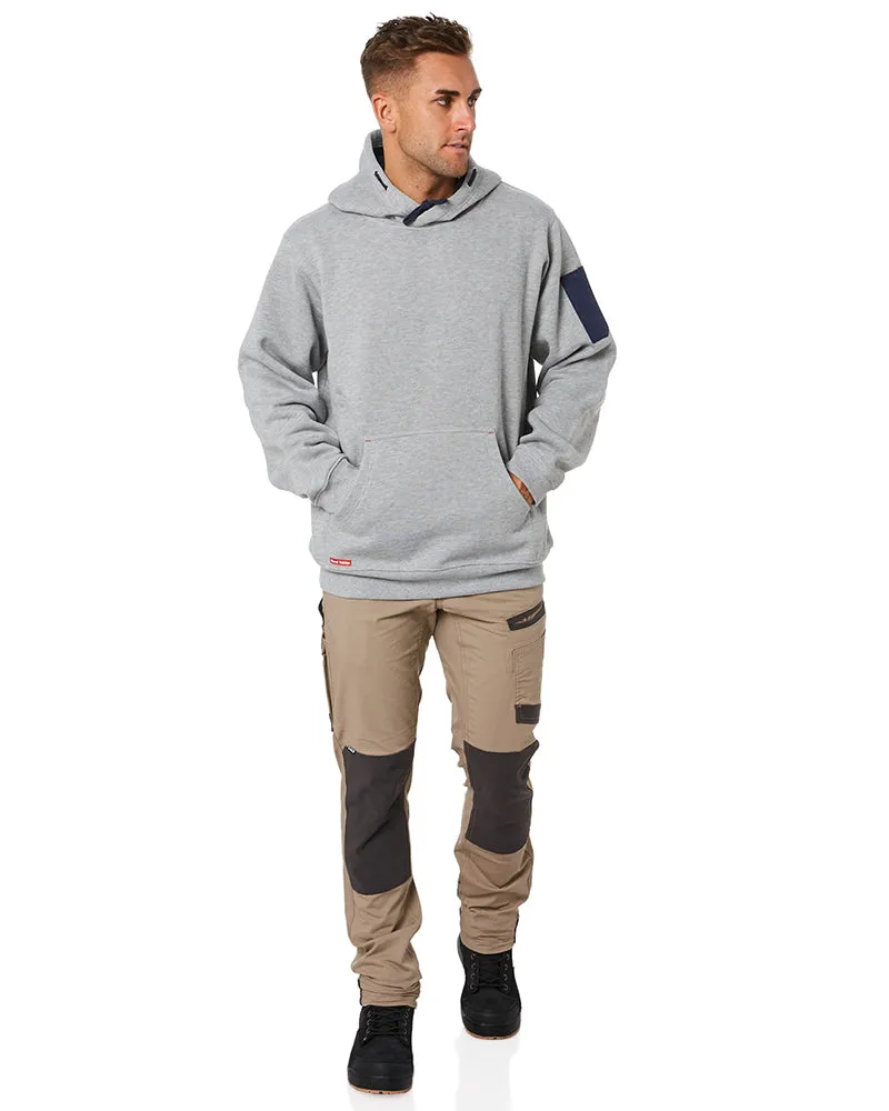 Brushed Fleece Hoodie - Grey Marle