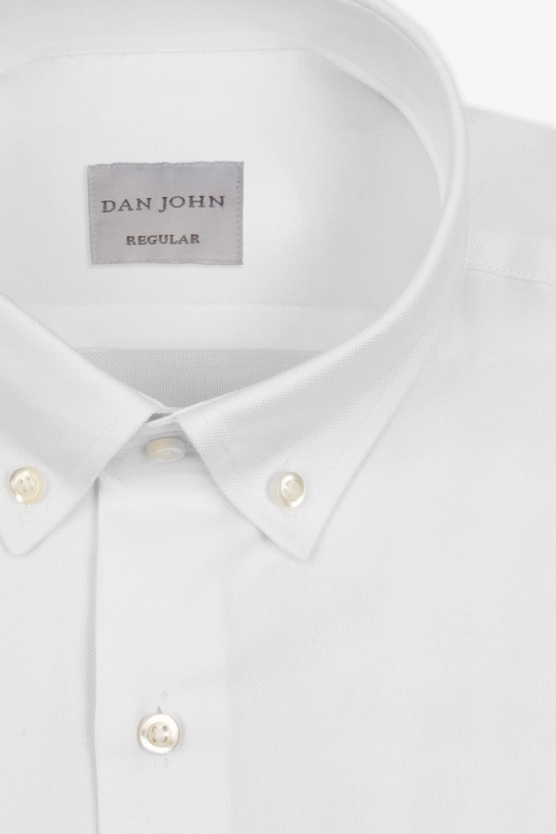 Camicia oxford button down bianca