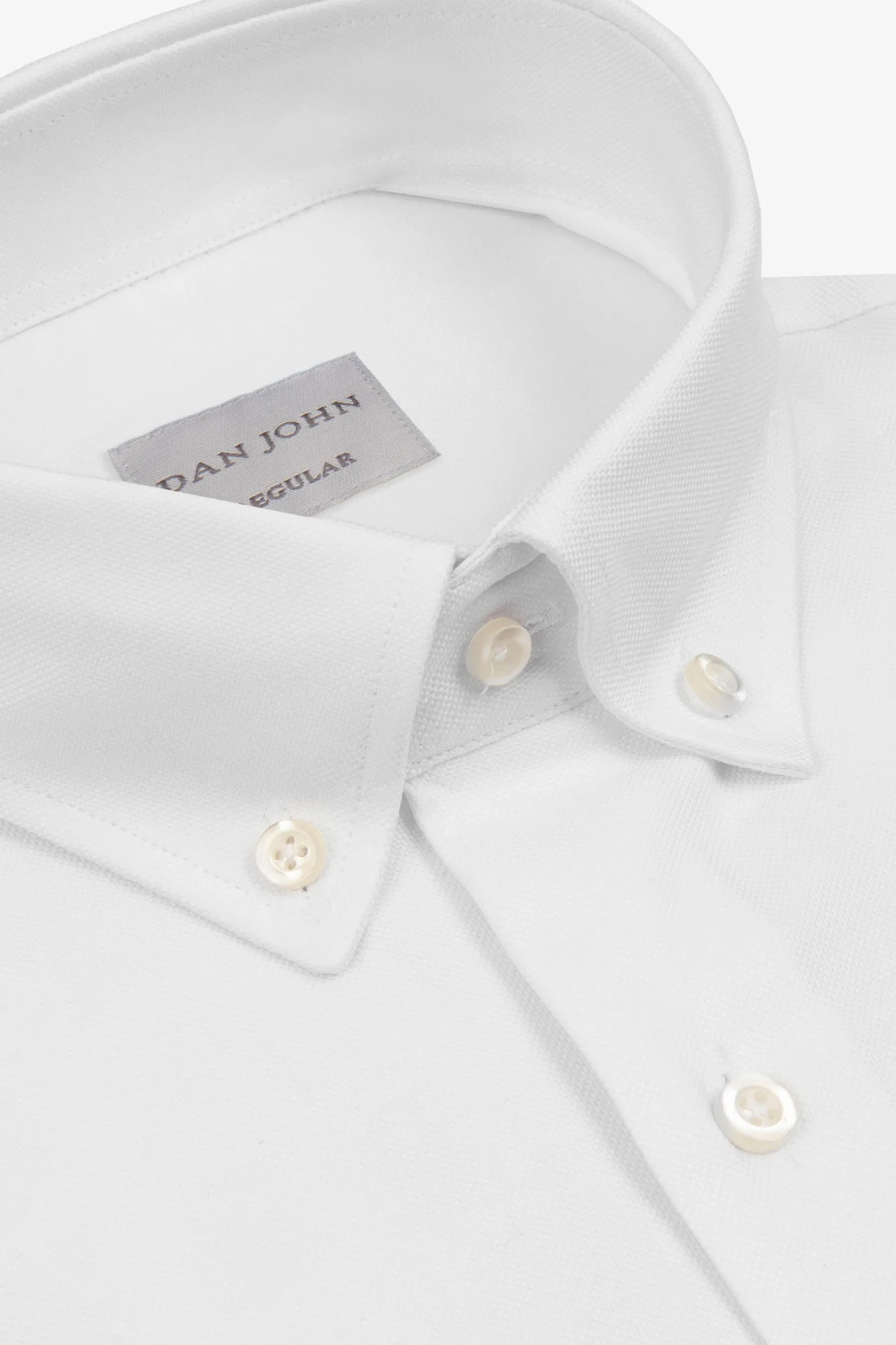 Camicia oxford button down bianca