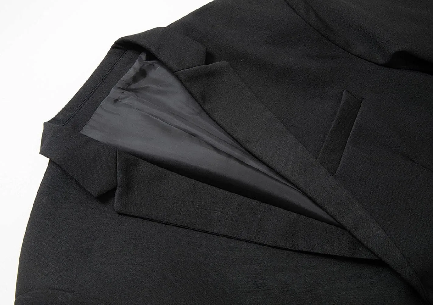 CHARTOU Men's Regular Fit 2 Button Tailored Business Blazer Lightweight Jacket Suit Coat