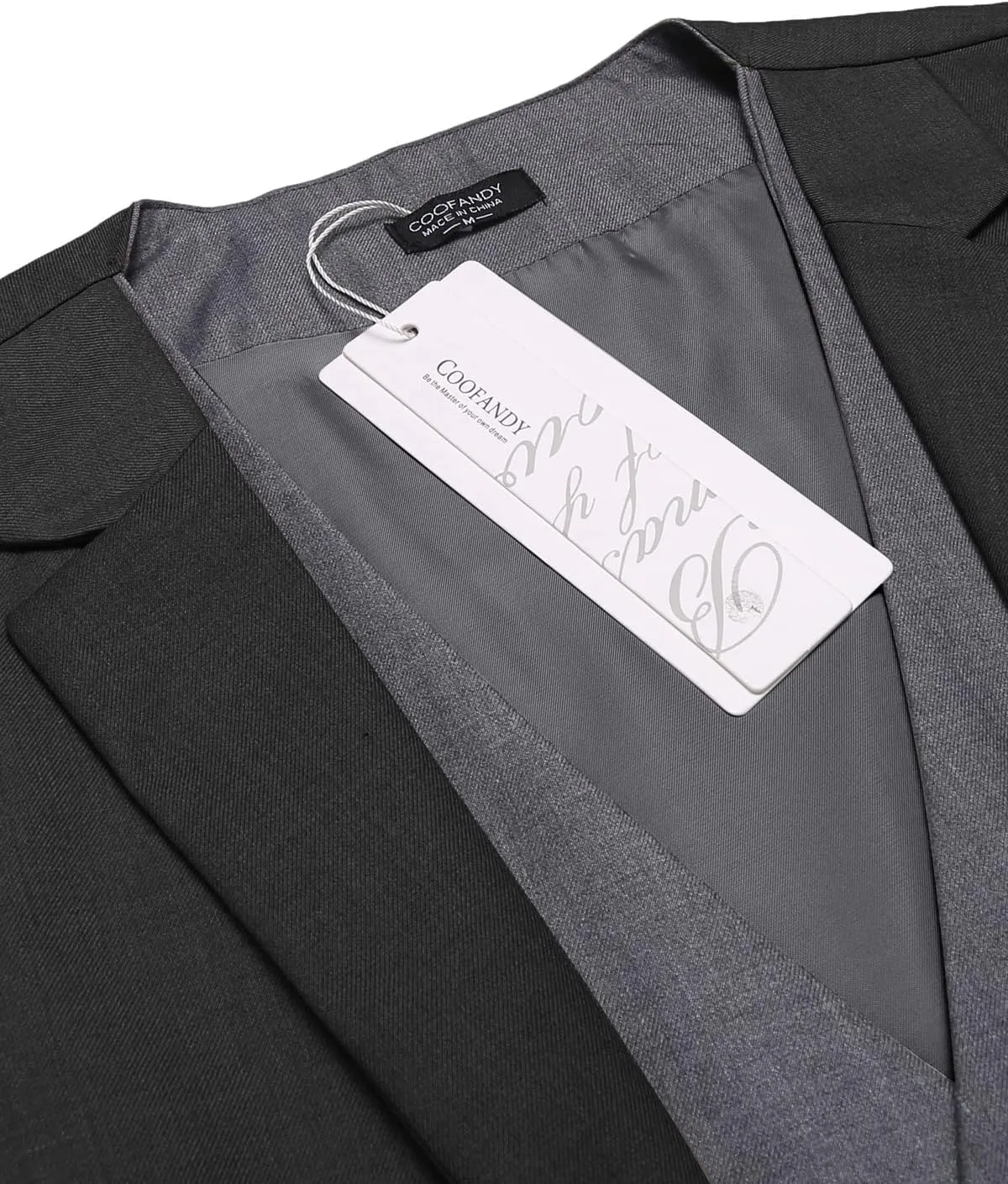 COOFANDY Men's Layered Suit Vest Business Dress Vests Formal Wedding Waistcoat Slim Fit