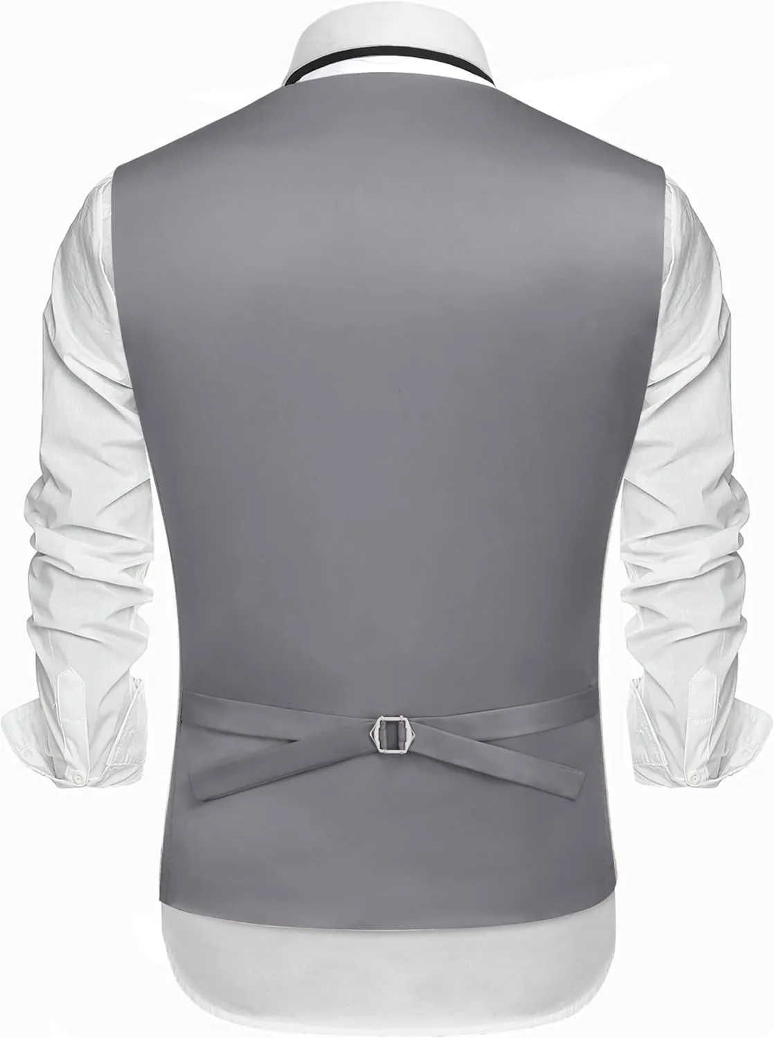 COOFANDY Men's Suit Vests Slim Fit Waistcoat Notch Lapel Casual Formal Vest