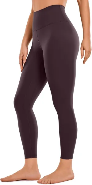 CRZ YOGA Womens Brushed Naked Feeling Workout Leggings 25" - High Waisted Gym Compression Tummy Control Yoga Pants
