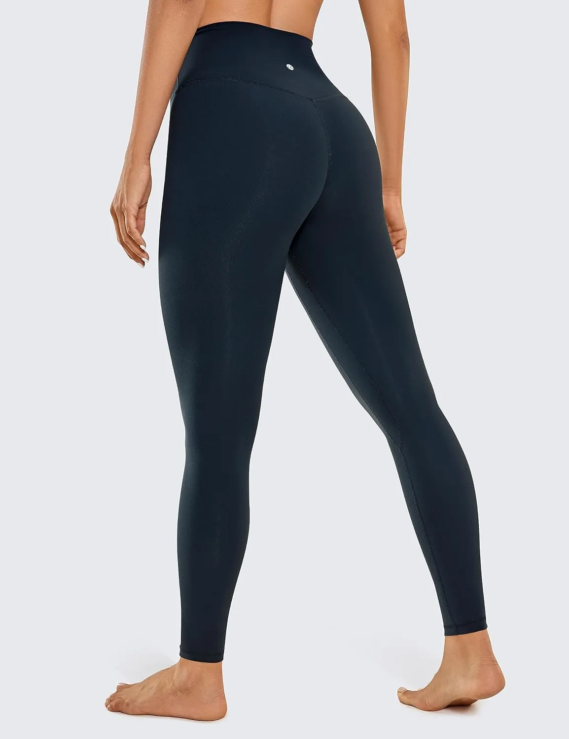 CRZ YOGA Womens Brushed Naked Feeling Workout Leggings 28"- High Waisted Gym Compression Tummy Control Yoga Pants
