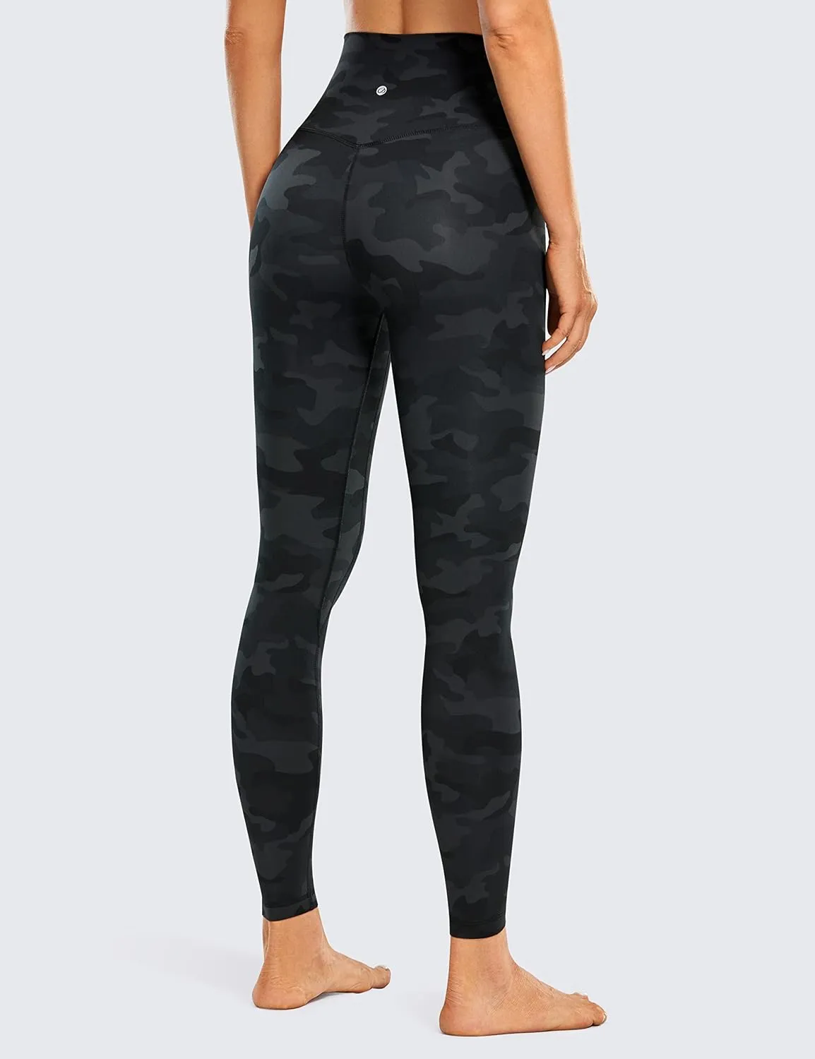 CRZ YOGA Womens Brushed Naked Feeling Workout Leggings 28"- High Waisted Gym Compression Tummy Control Yoga Pants
