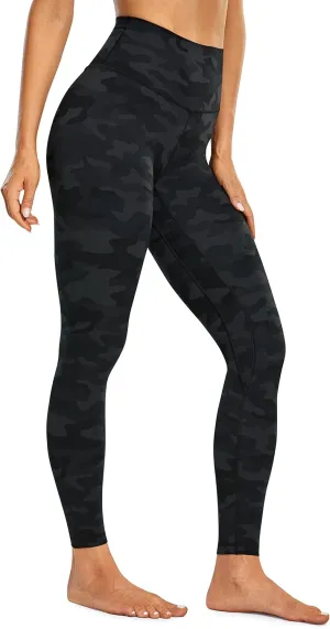 CRZ YOGA Womens Brushed Naked Feeling Workout Leggings 28"- High Waisted Gym Compression Tummy Control Yoga Pants