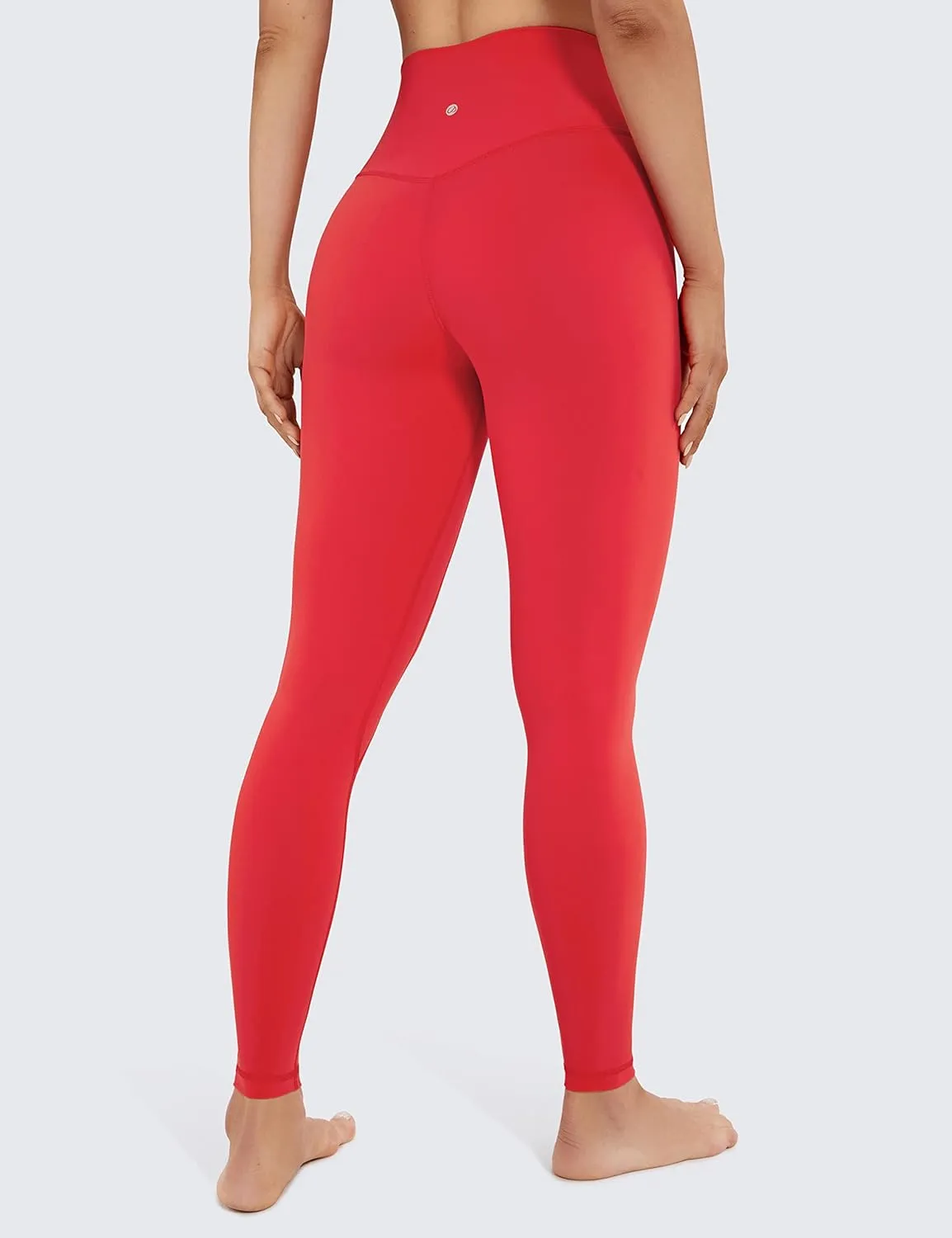 CRZ YOGA Womens Brushed Naked Feeling Workout Leggings 28"- High Waisted Gym Compression Tummy Control Yoga Pants