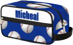 Custom Baseball(5) Makeup Bag Travel Toiletry Bag for Women, Kids Toiletry Bag Cosmetic Waterproof Small Easy-carry