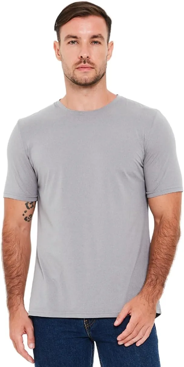 Essential T Shirts for Men - Performance Fabric, Wrinkle Resistant & Breathable