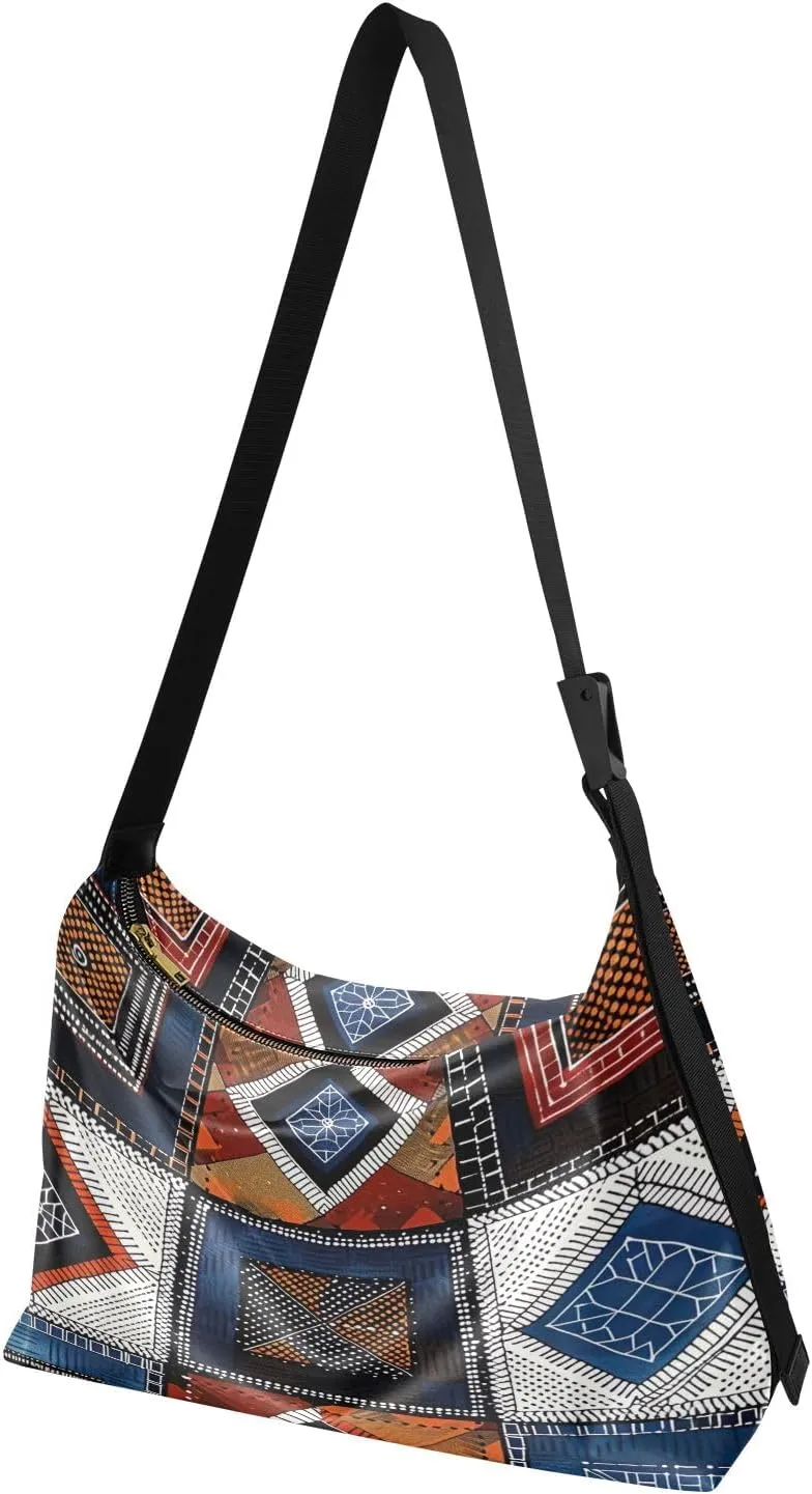 GAIGEO Raccoon Looks up at the Camera Adjustable Crossbody Bag, Vegan Leather Crossbody Bag, Travel Shoulder Bag for Men