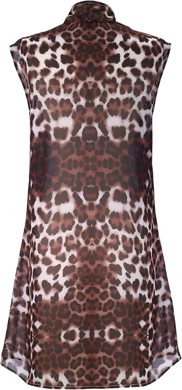 Galleria's Sheer Long Vests