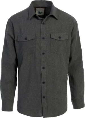 Gioberti Men's Plaid Checkered 100% Cotton Brushed Flannel Shirt
