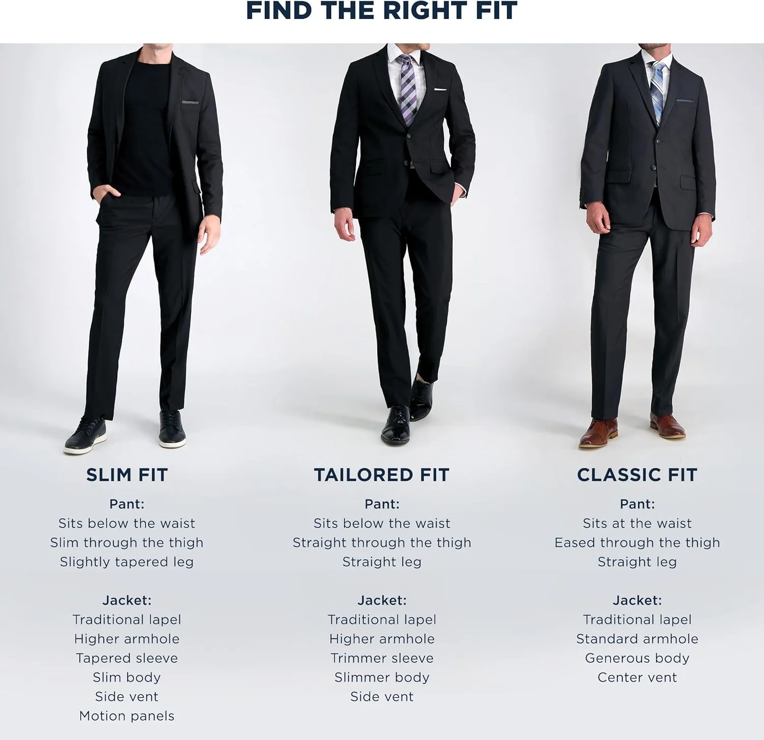 Hagger Men's JMH Premium Wool Tailored Fit Flat Front Suit Separates Pant