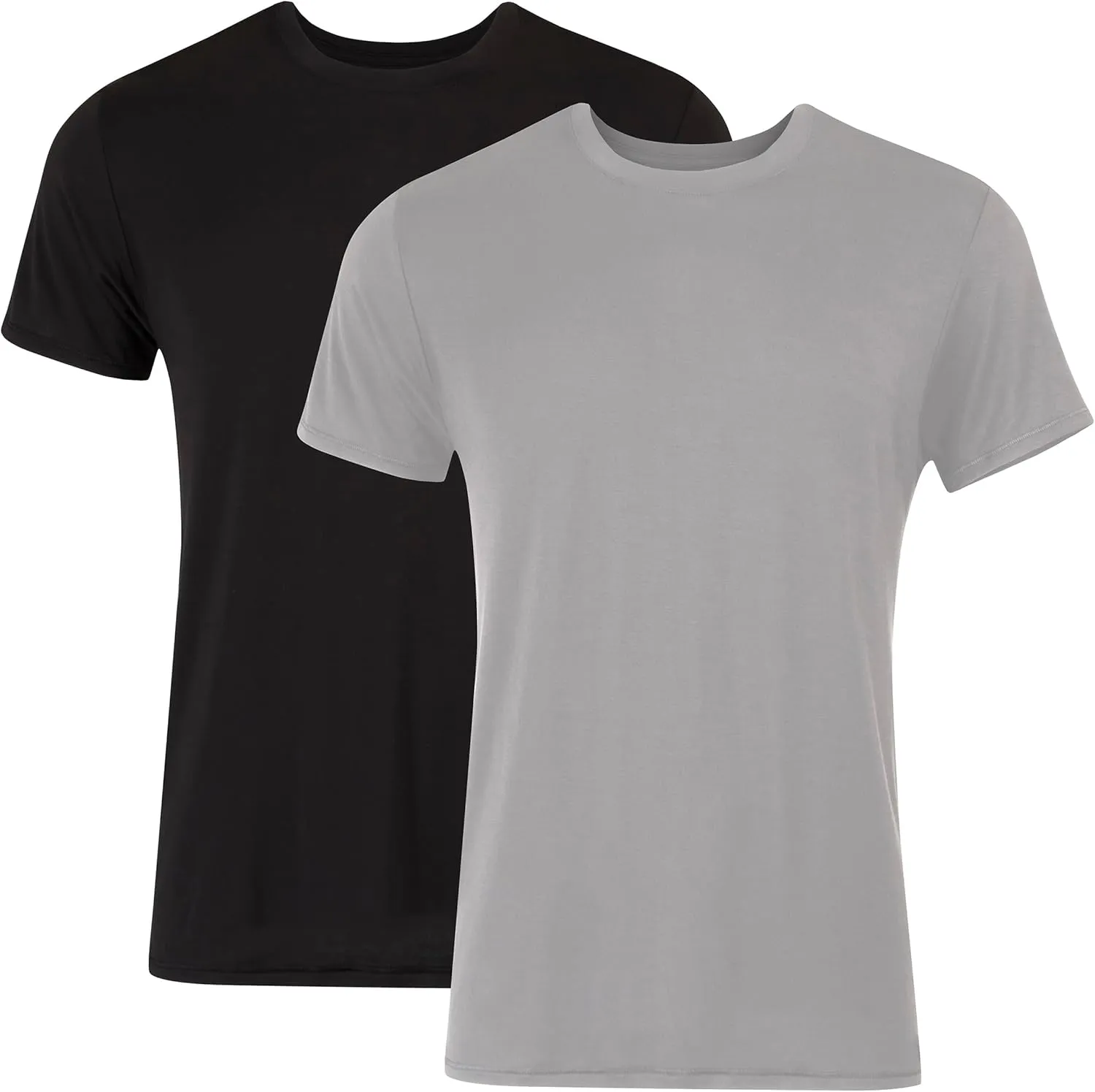 Hanes Men's Originals Supersoft T-Shirt, Viscose from Bamboo Undershirt, 2-Pack