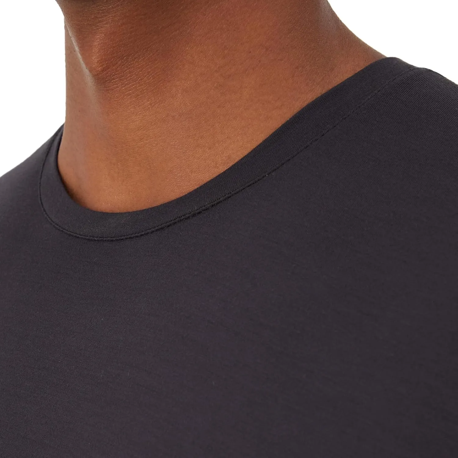 Hanes Men's Originals Supersoft T-Shirt, Viscose from Bamboo Undershirt, 2-Pack