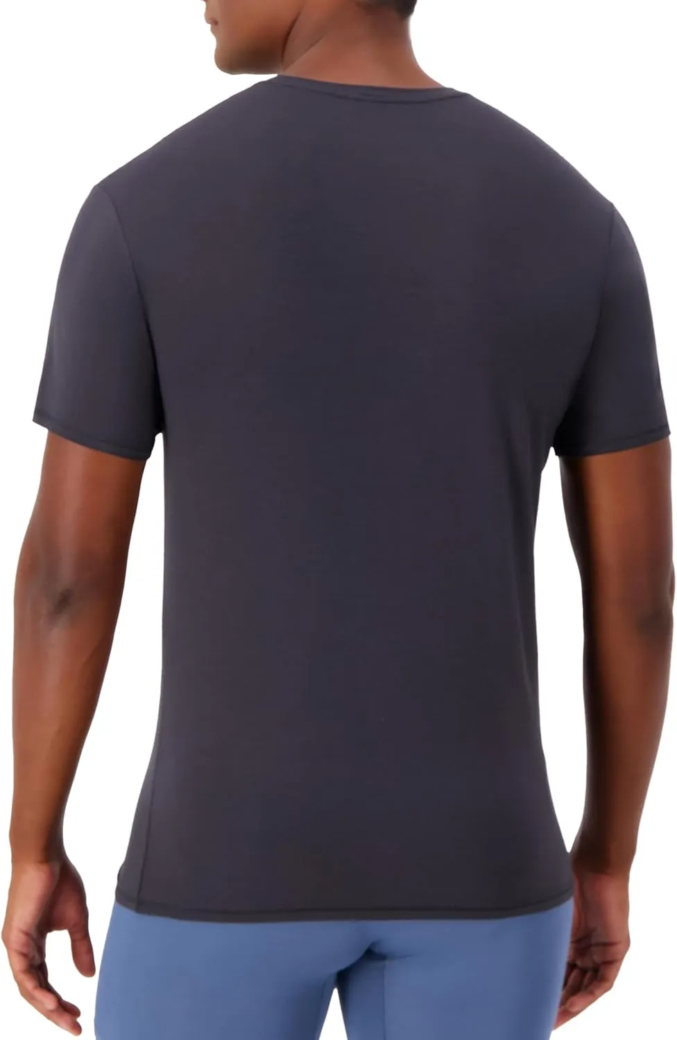 Hanes Men's Originals Supersoft T-Shirt, Viscose from Bamboo Undershirt, 2-Pack