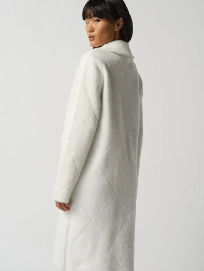 Joseph Ribkoff Vanilla Notched Collar Coat 233951 1761
