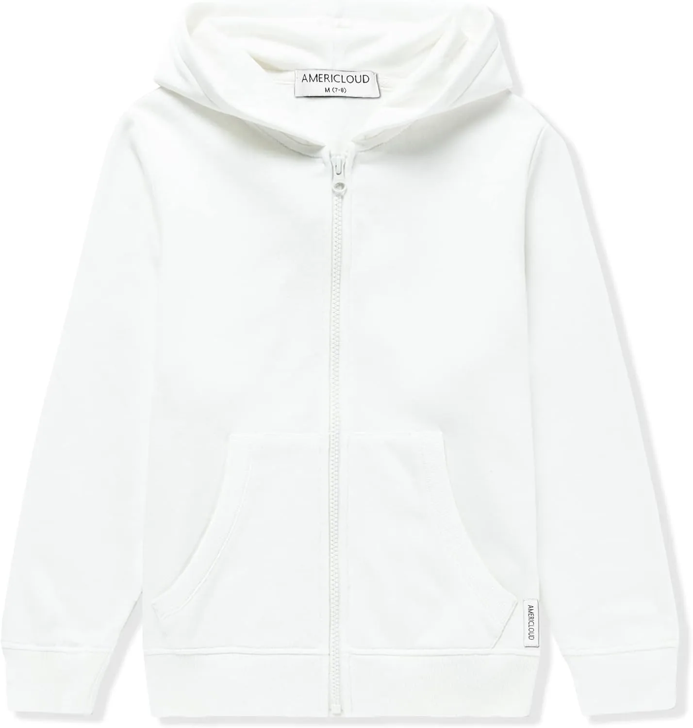 Kids Soft Brushed Fleece Zip Up Hoodie Casual Sport Hooded Sweatshirt with Pockets for Boys or Girls 3-12 Years