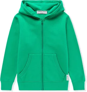 Kids Soft Brushed Fleece Zip Up Hoodie Casual Sport Hooded Sweatshirt with Pockets for Boys or Girls 3-12 Years