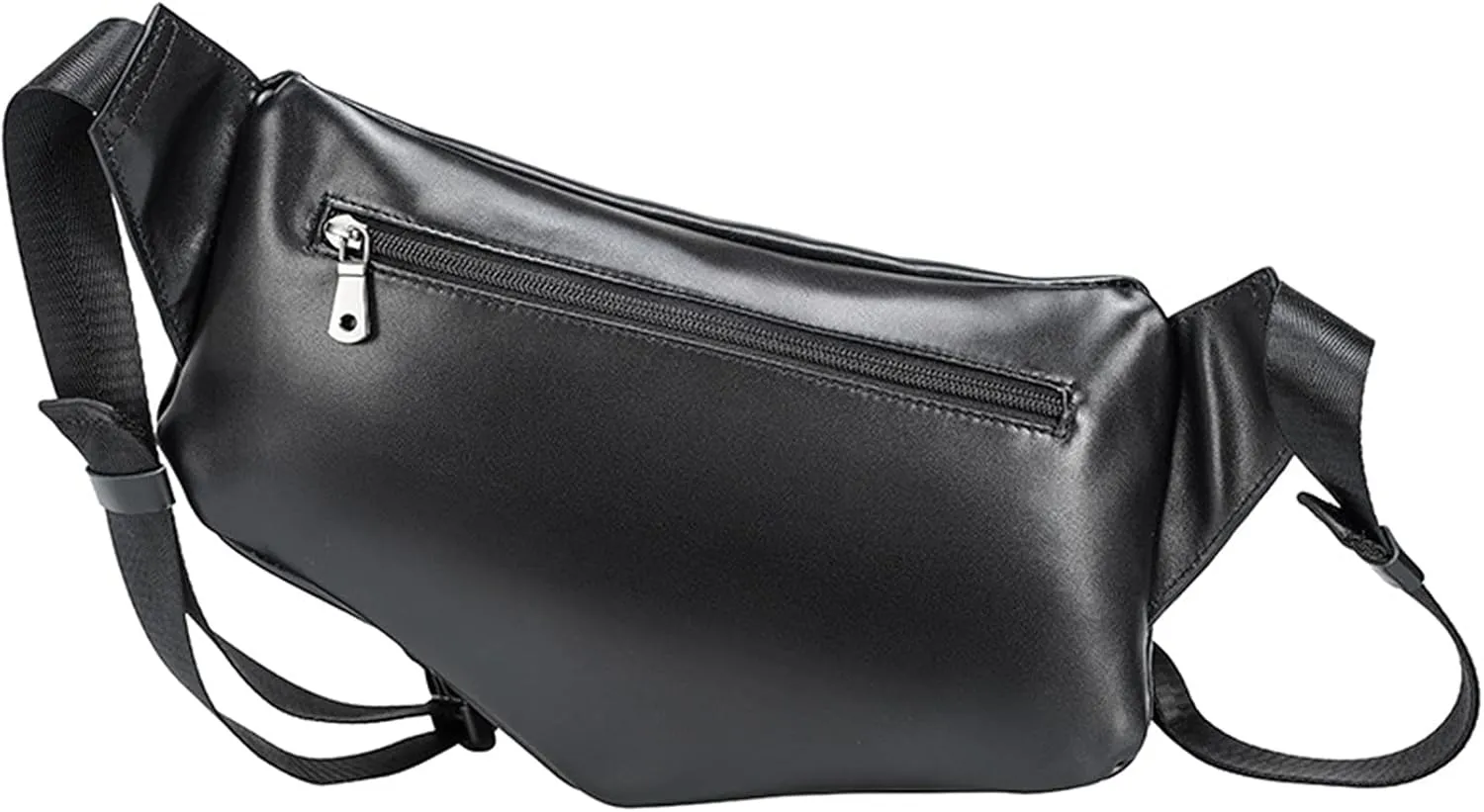 Leather Bum Bag for Man men,Fashion Waist Fanny Pack Hip Bag Purse Wallet Phone Pouch Travel Hiking Chest Bag Camping Waist Bag Easy Carry