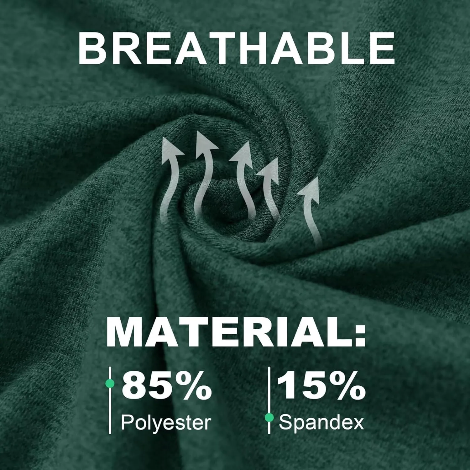M MAELREG Golf Shirts for Men Dry Fit Performance Moisture Wicking Casual Heather Collared Long Sleeve Polo Shirts for Men