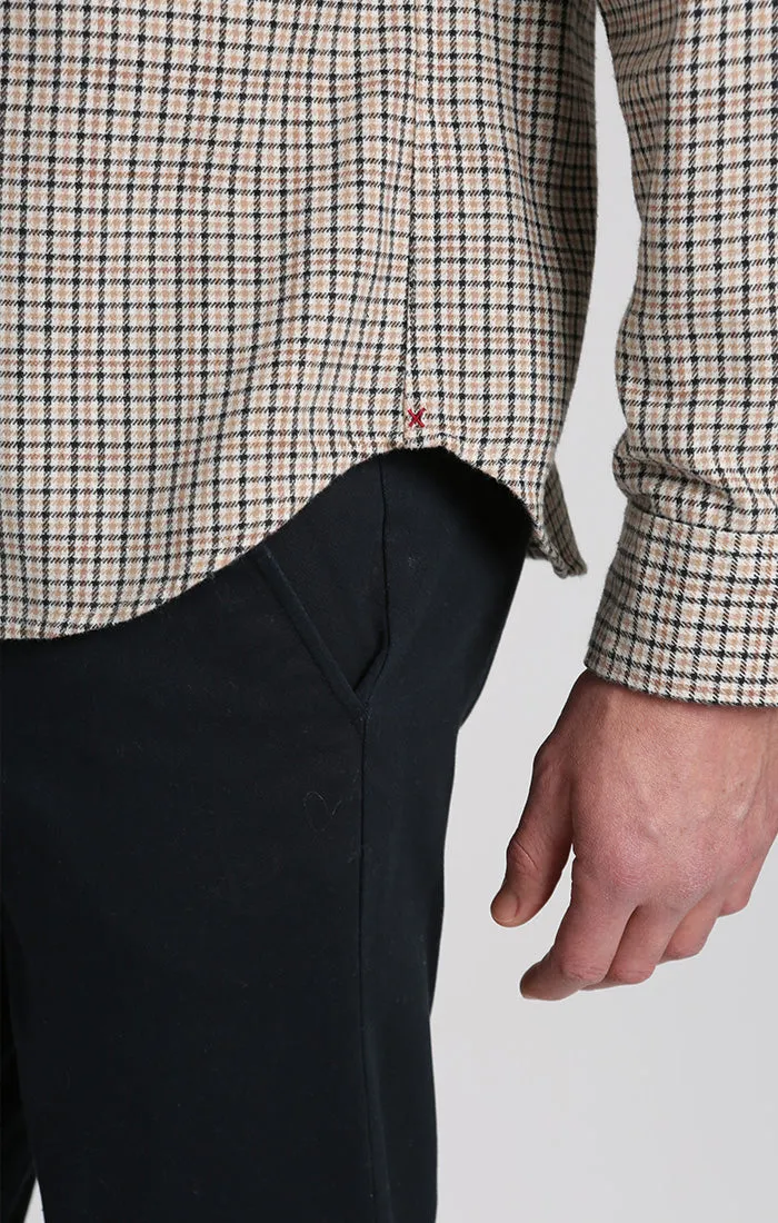 Manor Brushed Twill Flannel Shirt