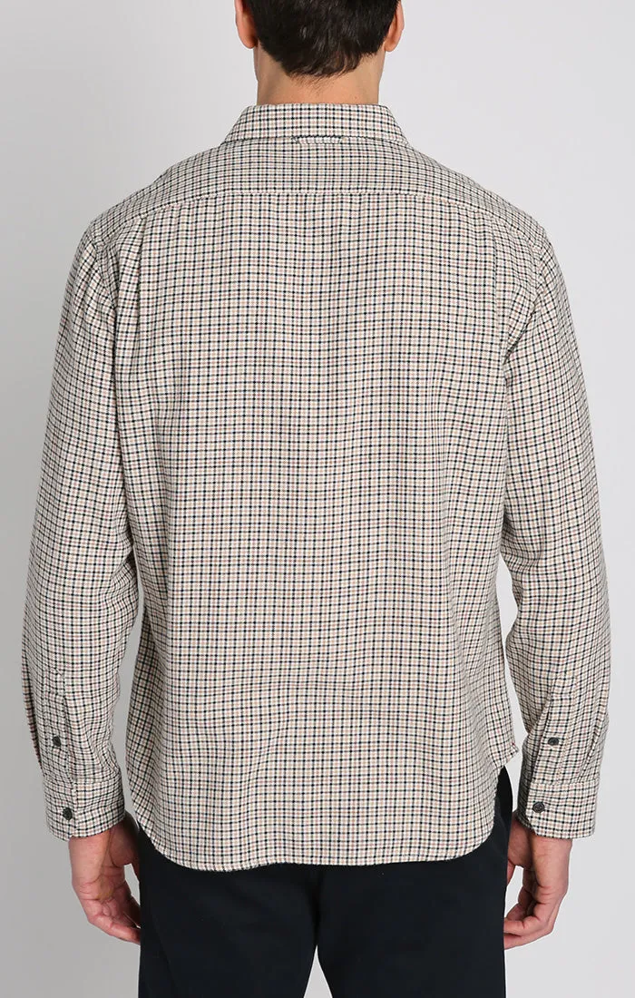 Manor Brushed Twill Flannel Shirt