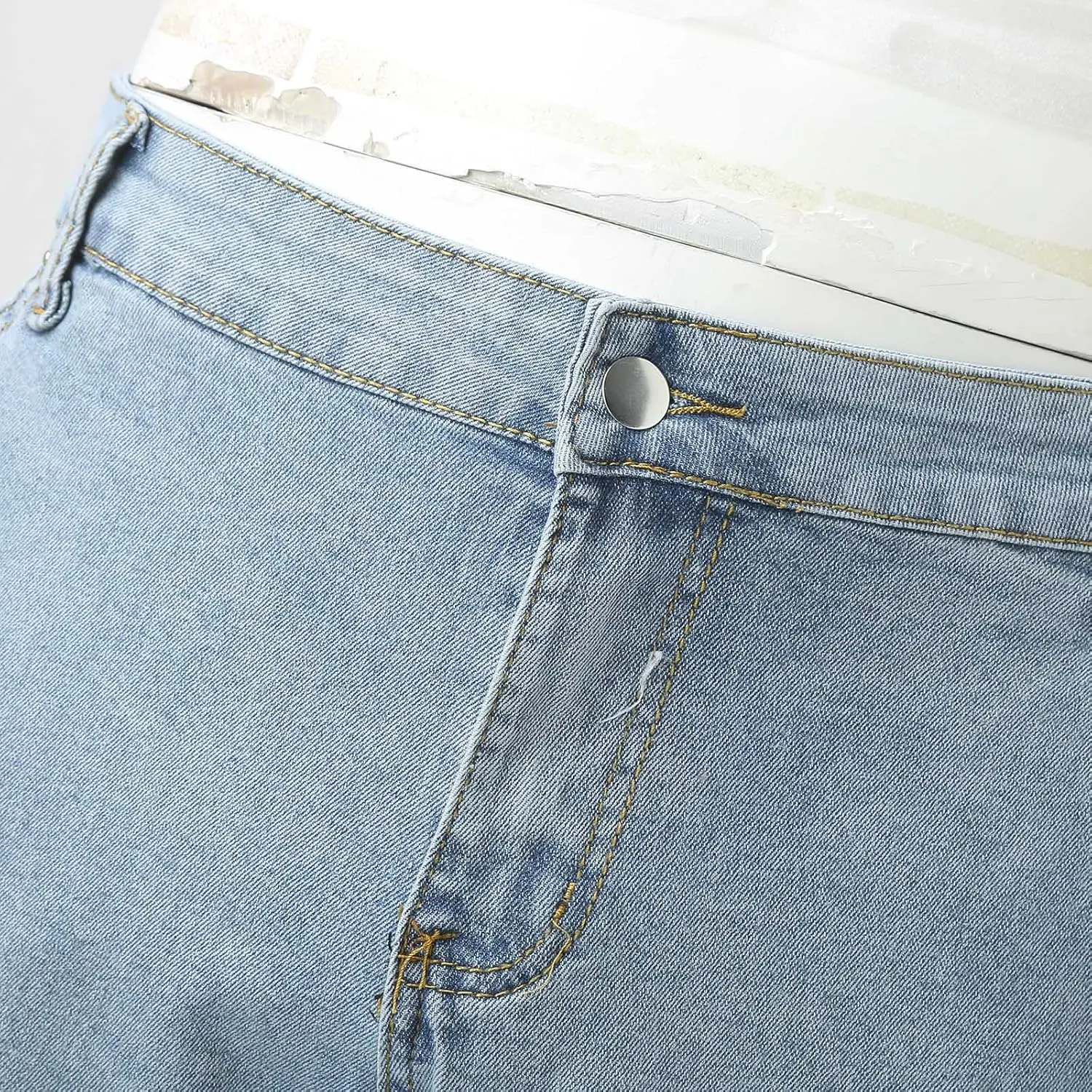 Mens Joggers Sweatpants Zipper Middle Waist Denim Long Pants Men's Active Athletic Casual Tricot Jogger Running Pants