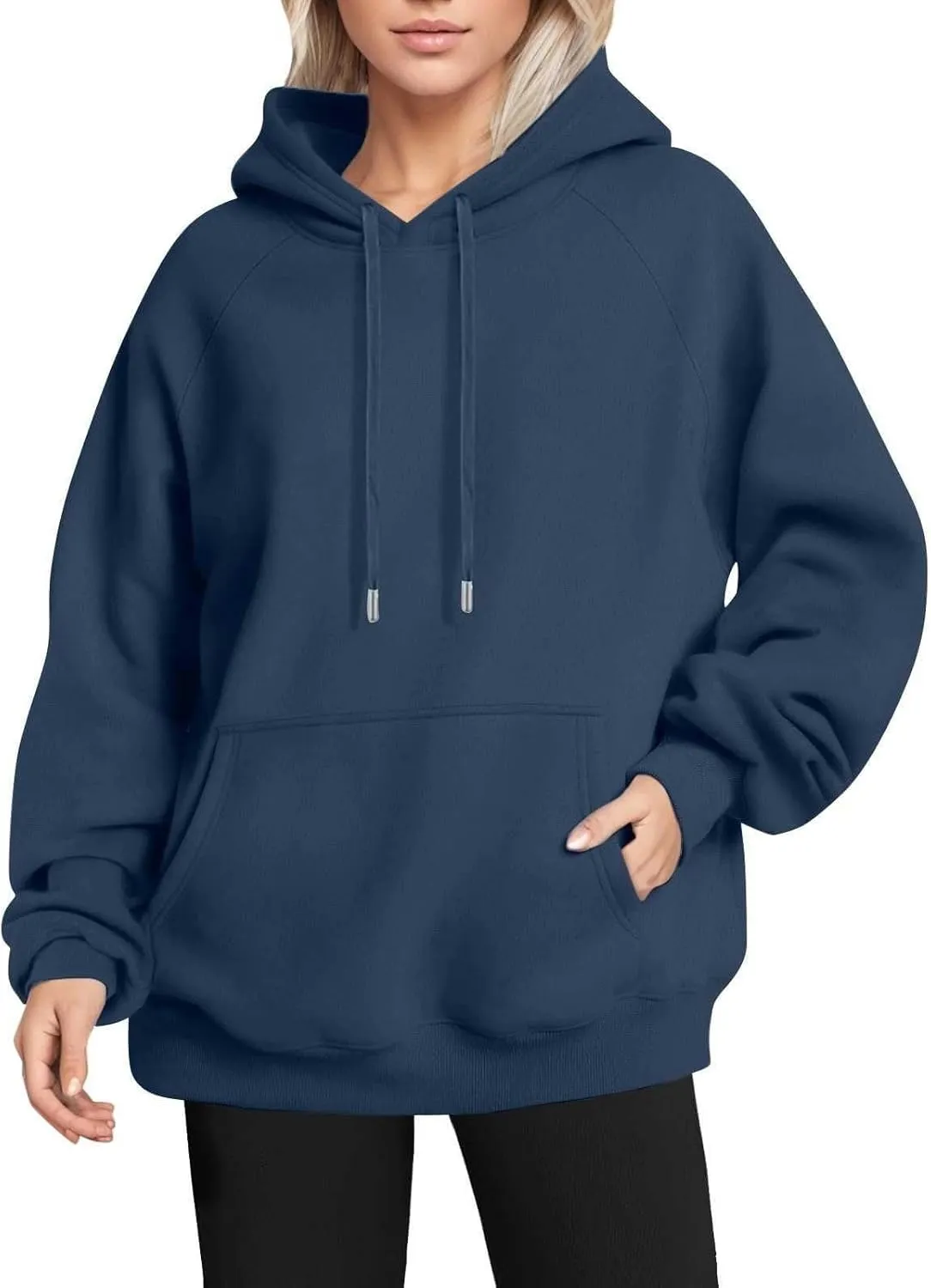 Oversized Hoodies for Women Comfy Fleece Pullover Sweaters Drawstring Sweatshirt with Pocket Fall Y2k Preppy Hoodies