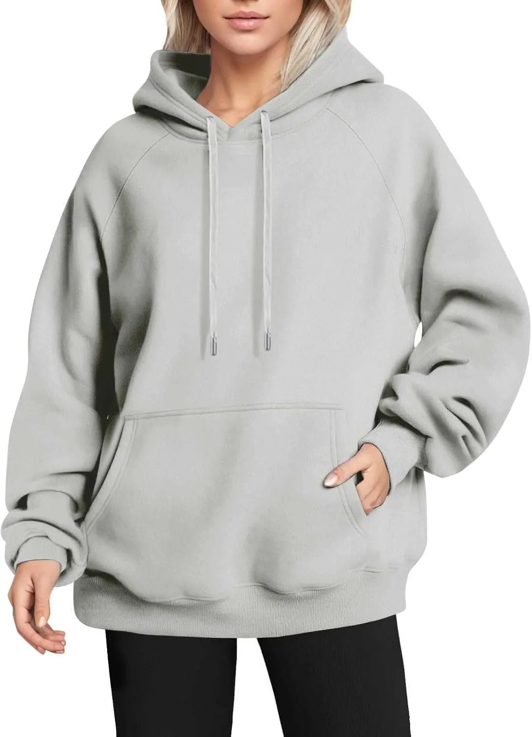 Oversized Hoodies for Women Comfy Fleece Pullover Sweaters Drawstring Sweatshirt with Pocket Y2k Hoodie Fall Outfits