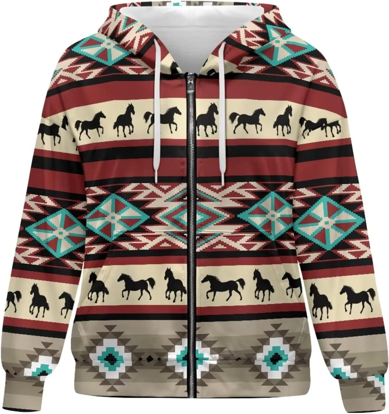 Oversized Hoodies for Women Zip-Up Front Hooded Sweatshirt Comfy Sweater Fall Clothes Activewear Jacket, XS-XL