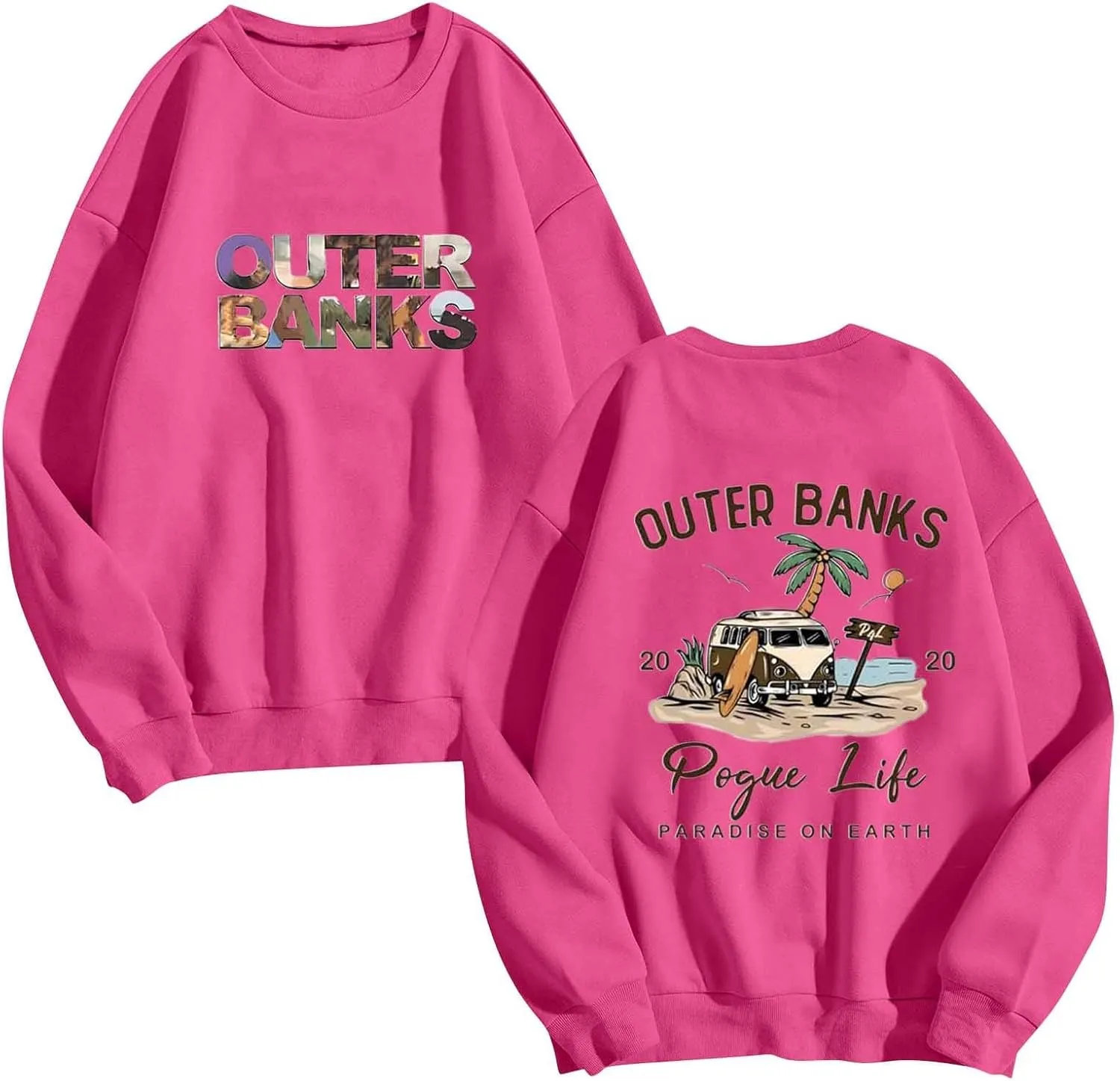 Oversized Sweatshirt for Women Crewneck Casual Tops Funny Letter Print Comfy Shirt Fashion Outfits Winter Clothes