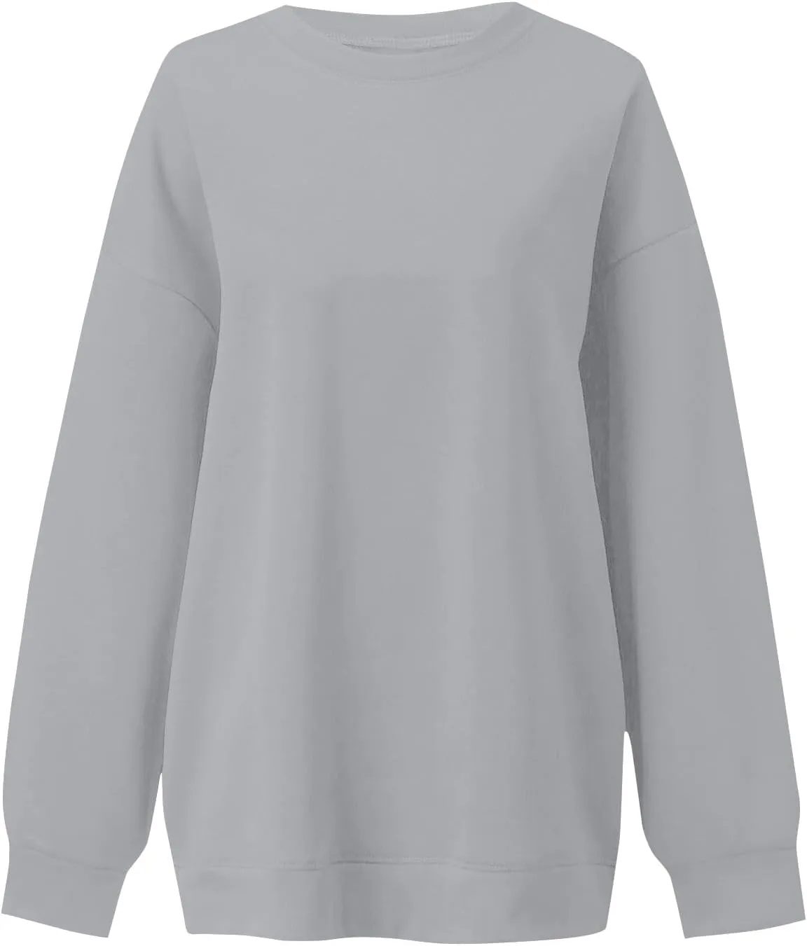 Oversized Sweatshirt for Women Crewneck Fleece Pullover Sweaters Loose Fit Plus Size Hoodie Comfy Fall Winter Tops