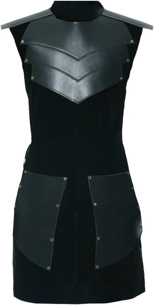 Pexlaxy Men's Medieval Sleeveless Waistcoats Costume Renaissance Victorian Waistcoats Vests
