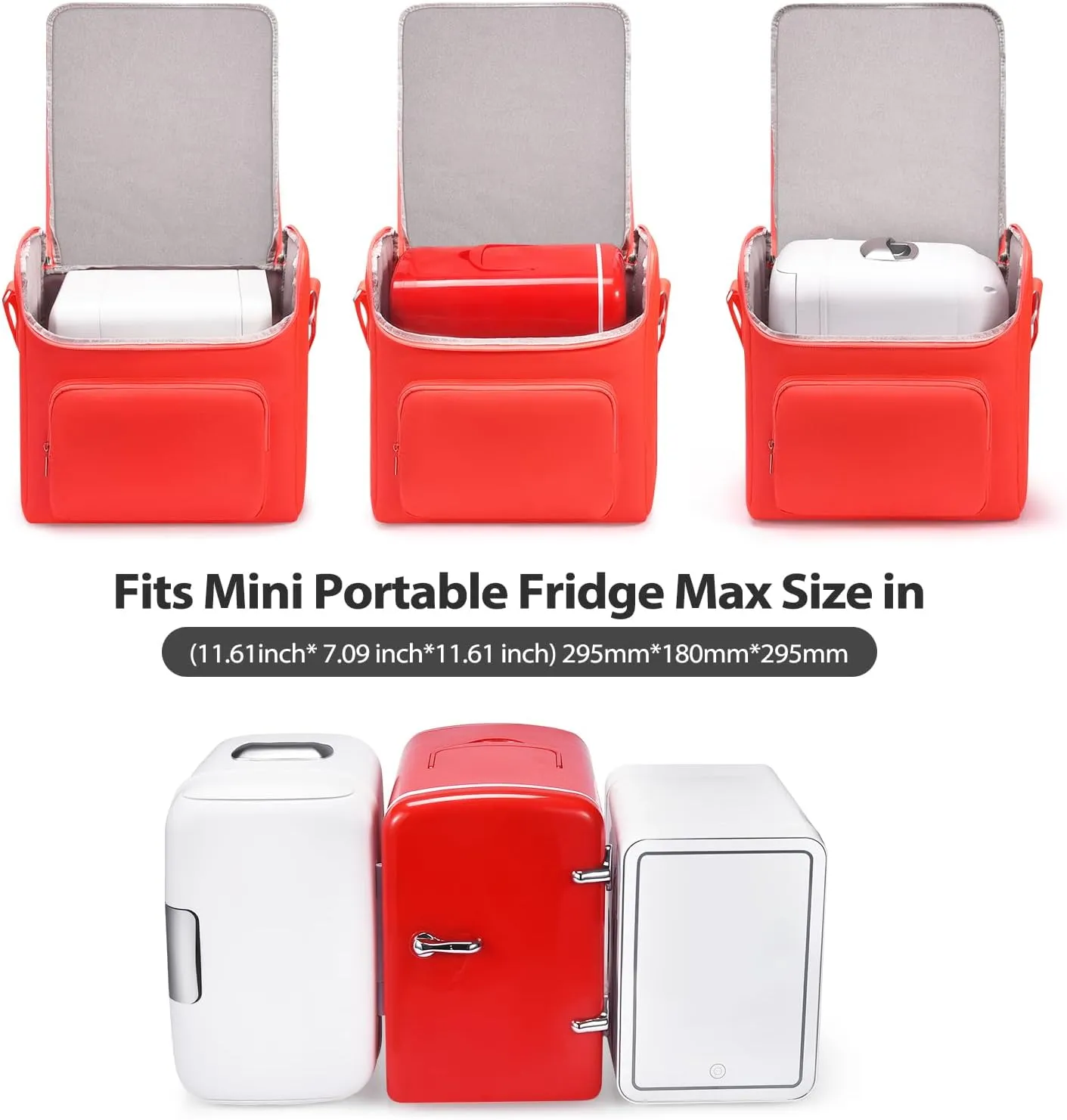 Portable mini fridge case/skincare fridge/Travel Makeup Bag Easy carry for Camping, Picnic,Car,Cosmetic & Skincare fridge case,Travel Case,Travel Makeup Bag