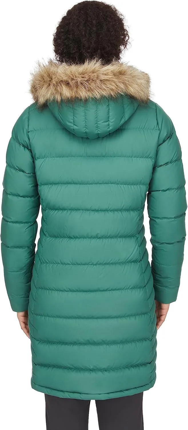 Rab Women's Deep Cover 700-Fill Long Down Parka Winter Coat for Hiking and Apres-Ski