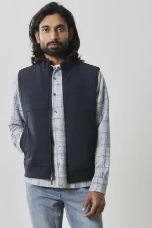 Robert Barakett Fremantle Quilted Vest | Navy