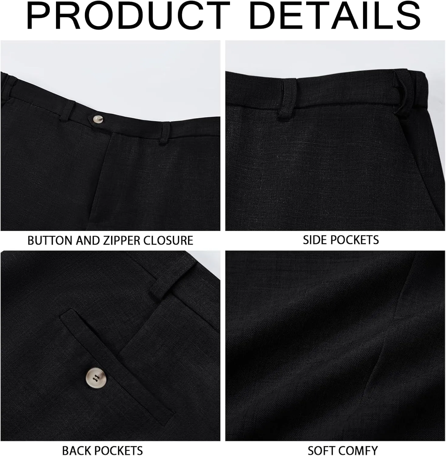 Runcati Mens 2 Piece Suit Slim Fit Two Button Solid Tuxedo Jacket Blazer Pants Wedding Business Prom Sets