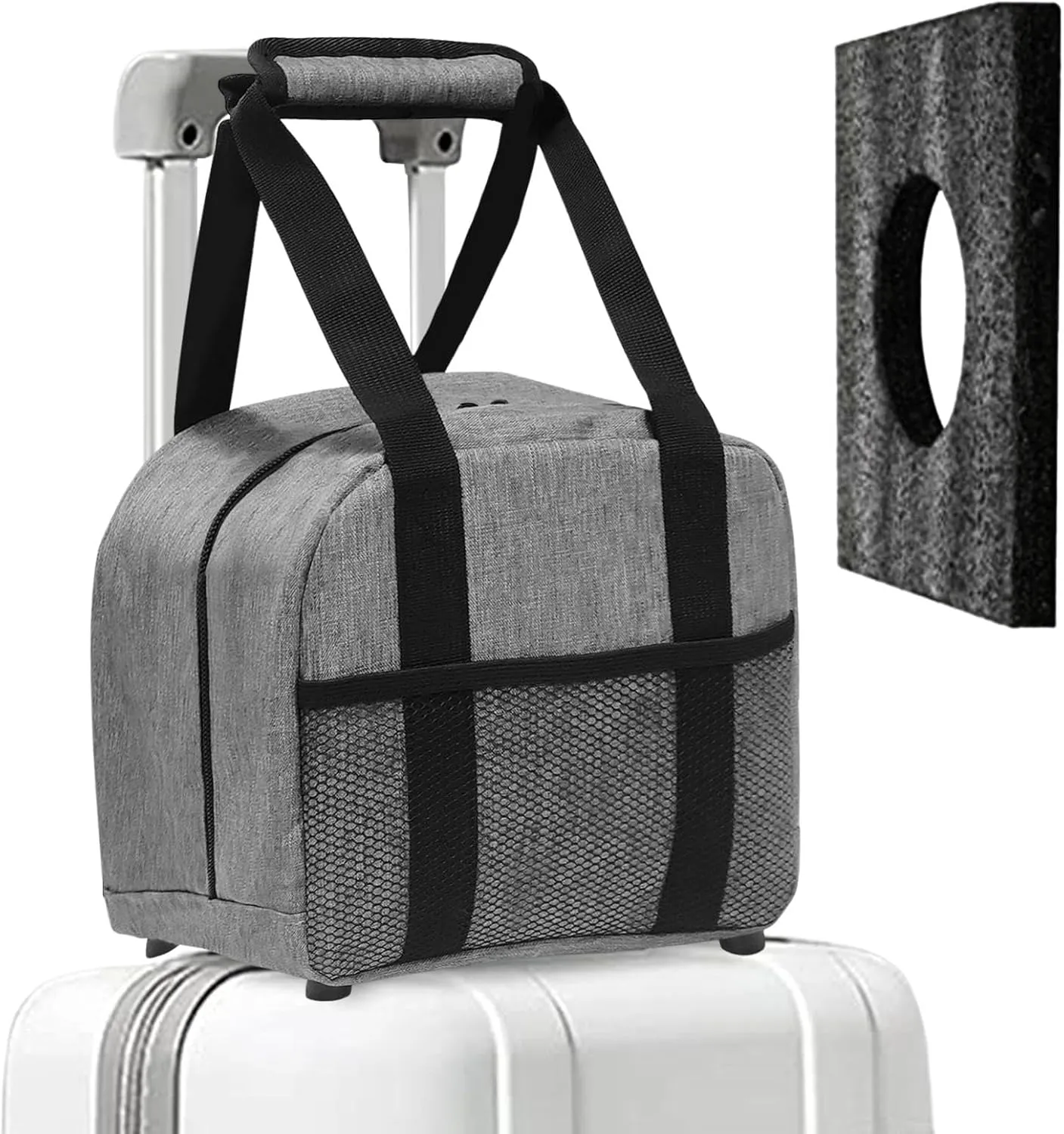 Single Bowling Tote Bag Bowling Bag for Single Easy Carry Bowling Tote Bags with Padded Holder Holds Single Bowling and Small